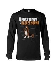 Dog Anatomy - Basset Hound Long Sleeve Tee tile