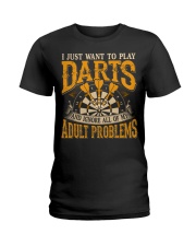 Darts Adult Problems Ladies T-Shirt tile