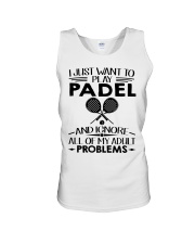 Ignore Adult Problems - Padel Unisex Tank tile