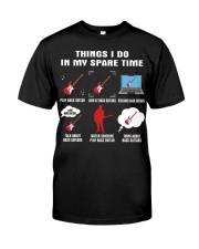 Spare Time - Bass Guitar Premium Fit Mens Tee tile