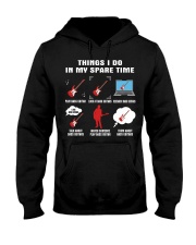 Spare Time - Bass Guitar Hooded Sweatshirt tile