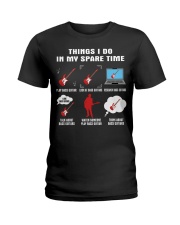 Spare Time - Bass Guitar Ladies T-Shirt tile