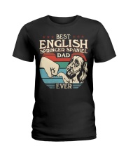 Best Dad Ever - English Springer Spaniel Ladies T-Shirt tile