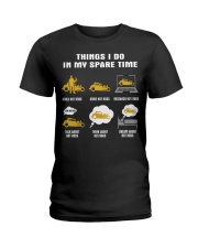 Spare Time - Hot Rod Ladies T-Shirt tile