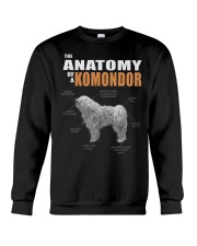 Dog Anatomy - Komondor Crewneck Sweatshirt tile