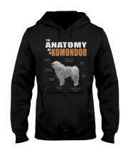 Dog Anatomy - Komondor Hooded Sweatshirt tile