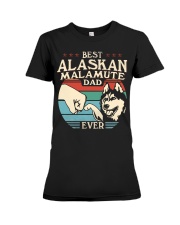Best Dad Ever - Alaskan Malamute Premium Fit Ladies Tee tile
