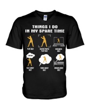 Spare Time - Golf V-Neck T-Shirt tile