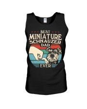 Best Dad Ever - Miniature Schnauzer Unisex Tank tile