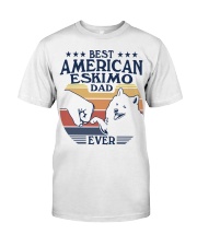 Best Dad Ever American Eskimo Dog Premium Fit Mens Tee tile