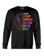 Like A Girl - Trombone Crewneck Sweatshirt tile