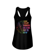 Like A Girl - Trombone Ladies Flowy Tank tile