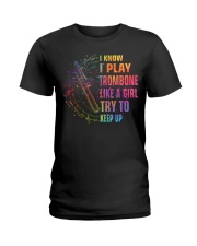 Like A Girl - Trombone Ladies T-Shirt front