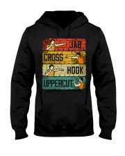 Boxing - Jab Cross Hook Uppercut Hooded Sweatshirt tile