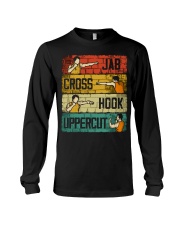 Boxing - Jab Cross Hook Uppercut Long Sleeve Tee tile