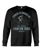 Mountain bike - Stress by not enough Crewneck Sweatshirt tile
