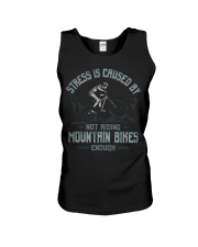 Mountain bike - Stress by not enough Unisex Tank tile