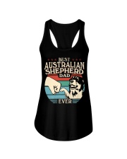 Best Dad Ever - Australian Shepherd Ladies Flowy Tank tile