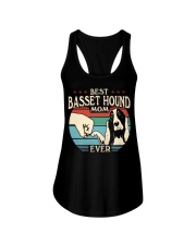 Best Mom Ever - Basset Hound Ladies Flowy Tank tile