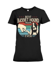 Best Mom Ever - Basset Hound Premium Fit Ladies Tee tile