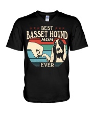 Best Mom Ever - Basset Hound V-Neck T-Shirt tile