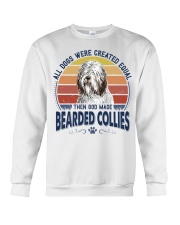 Dog Created Equal - Bearded Collie Crewneck Sweatshirt tile