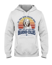 Dog Created Equal - Bearded Collie Hooded Sweatshirt tile