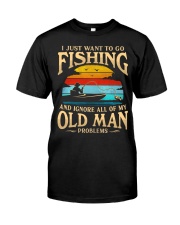 Fishing - Old Man Problems Premium Fit Mens Tee tile