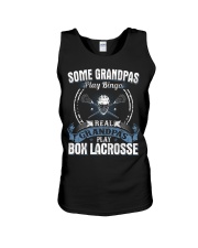 Some Grandpas Play Bingo - Box Lacrosse Unisex Tank tile