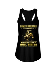 Bull Riding - Grandpa Bingo Ladies Flowy Tank tile
