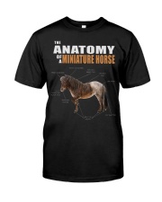 Horse Anatomy - Miniature Horse Classic T-Shirt front