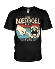 Best Dad Ever - Boerboel V-Neck T-Shirt tile