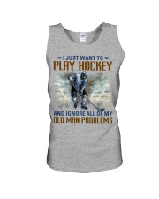 Ice Hockey - Old Man Problems Unisex Tank tile