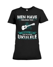 Men Have Feelings - Ukulele Premium Fit Ladies Tee tile