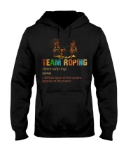 Team Roping Coolest People Hooded Sweatshirt tile