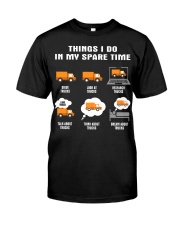 Spare Time - Truck Premium Fit Mens Tee tile