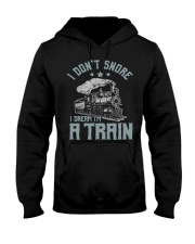 Train - Don't snore Hooded Sweatshirt tile