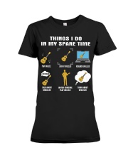 Spare Time - Ukulele Premium Fit Ladies Tee tile