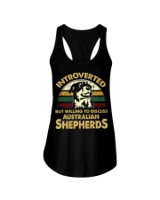 Introverted - Australian Shepherd Ladies Flowy Tank tile