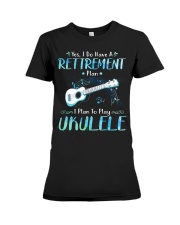 Ukulele - Retirement Plan Premium Fit Ladies Tee tile