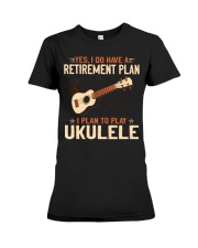 Ukulele - Retirement Plan Premium Fit Ladies Tee tile