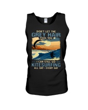 Kitesurfing - Grey hair fool you Unisex Tank tile
