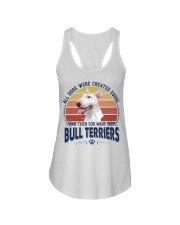 Dog Created Equal - Bull Terrier Ladies Flowy Tank tile