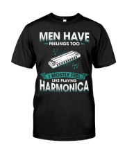 Men Have Feelings - Harmonica Classic T-Shirt front