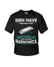Men Have Feelings - Harmonica Youth T-Shirt tile