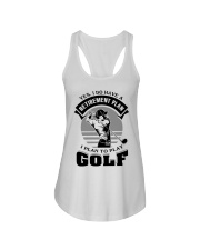 Retirement Plan Golf Ladies Flowy Tank tile