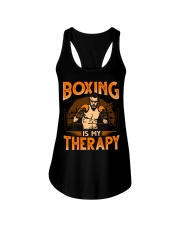 Boxing - Is Therapy Ladies Flowy Tank tile