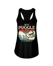 Best Dad Ever - Puggle Ladies Flowy Tank tile