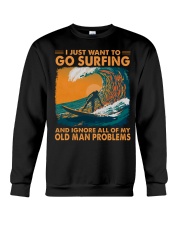 Surfing - Old Man Problems Crewneck Sweatshirt tile