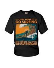 Surfing - Old Man Problems Youth T-Shirt tile